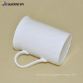 High Quanlity 10oz sublimation white bone china mug for wholesales